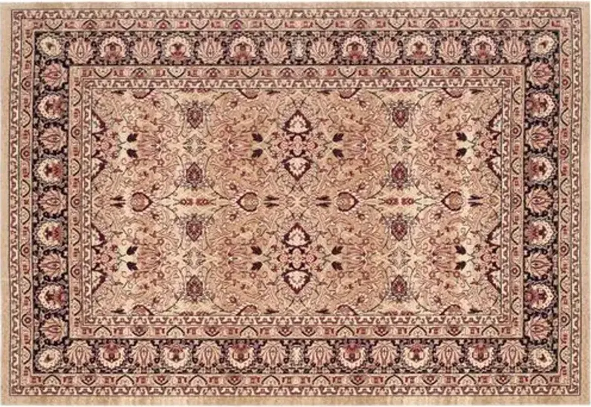 Newton Rug - Cream/Navy - Beige - Beige