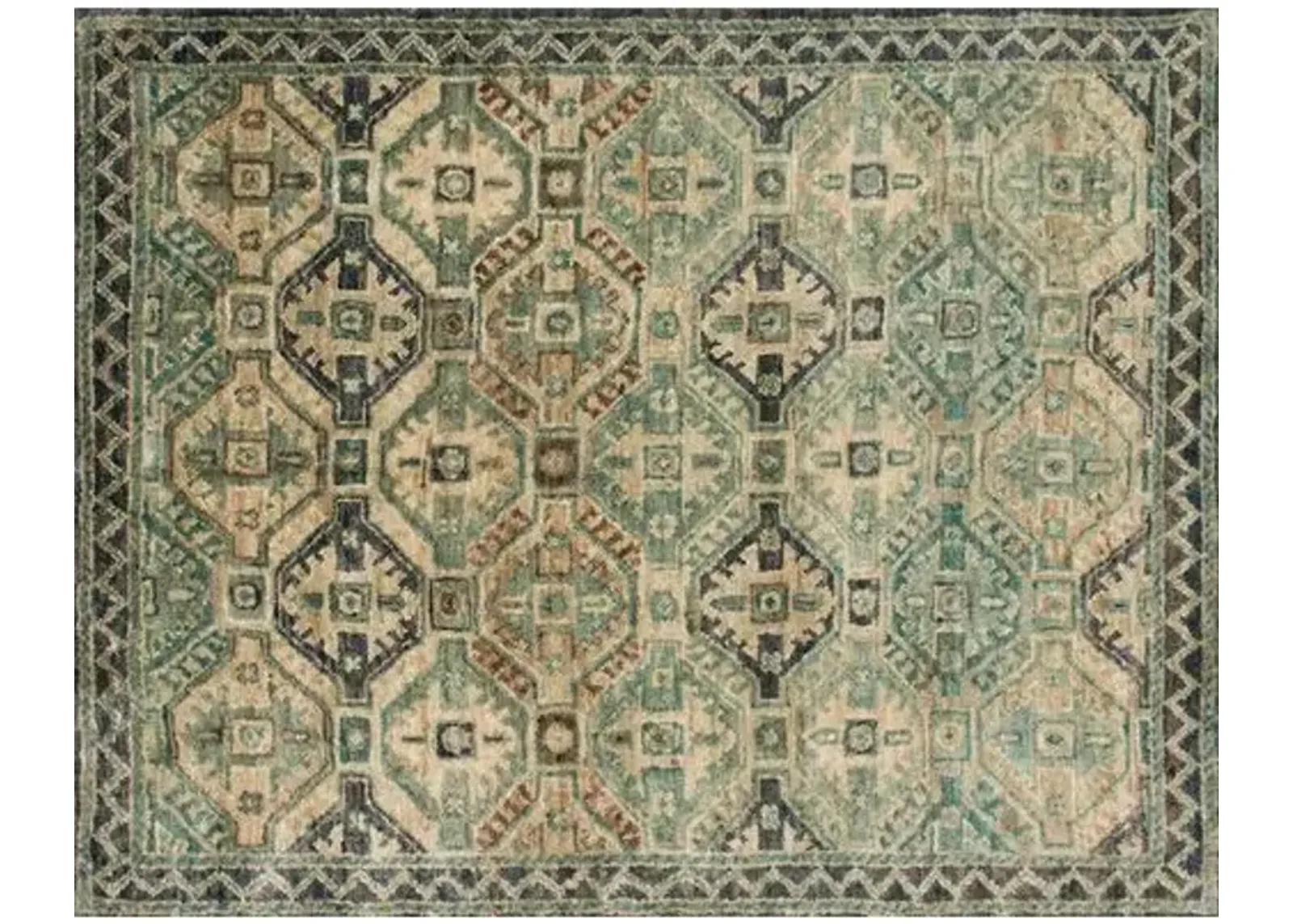 Cascade Rug - Aqua/Ingo - Green - Green