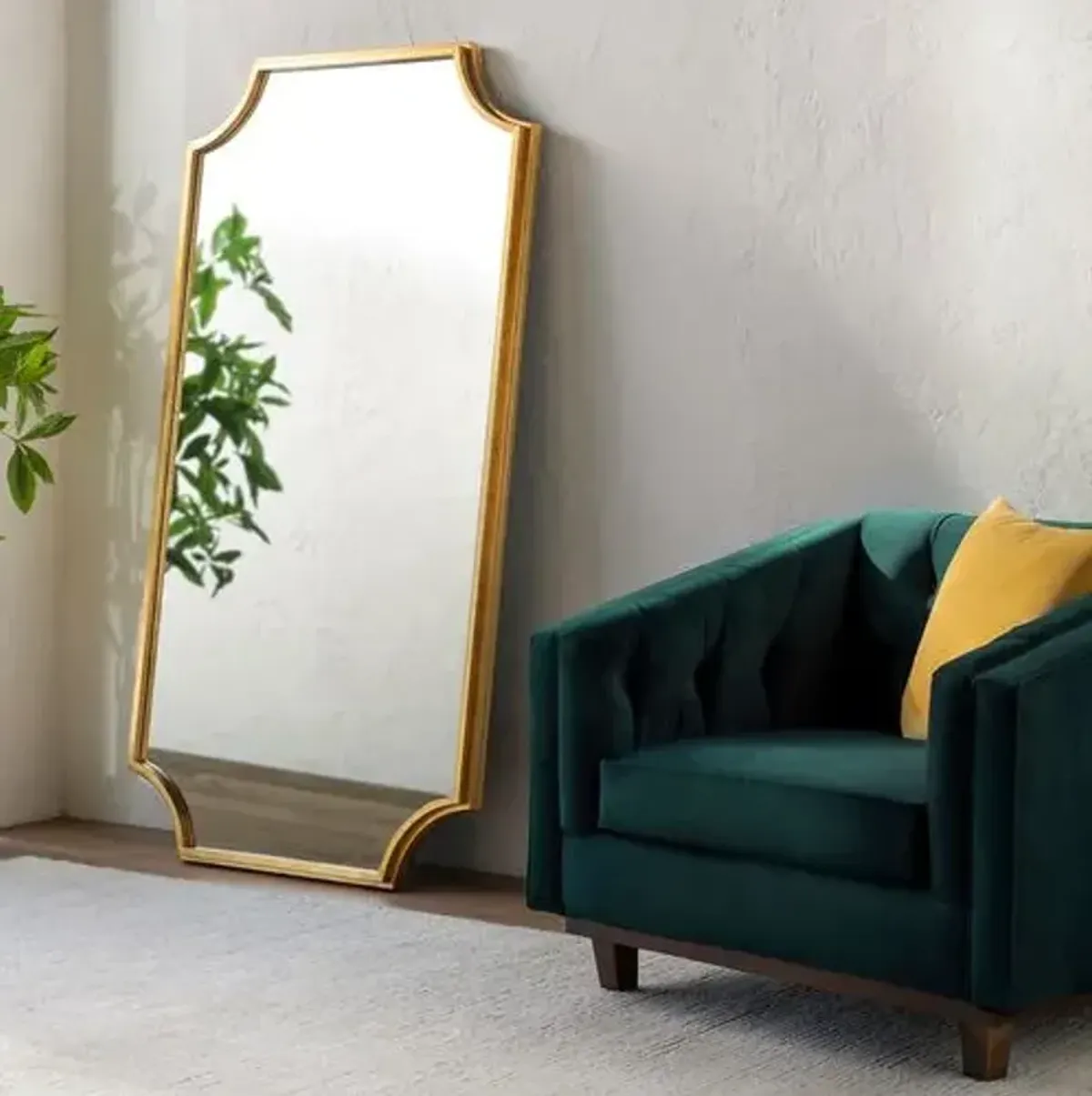 Josie 29x40 Wall Mirror - Gold