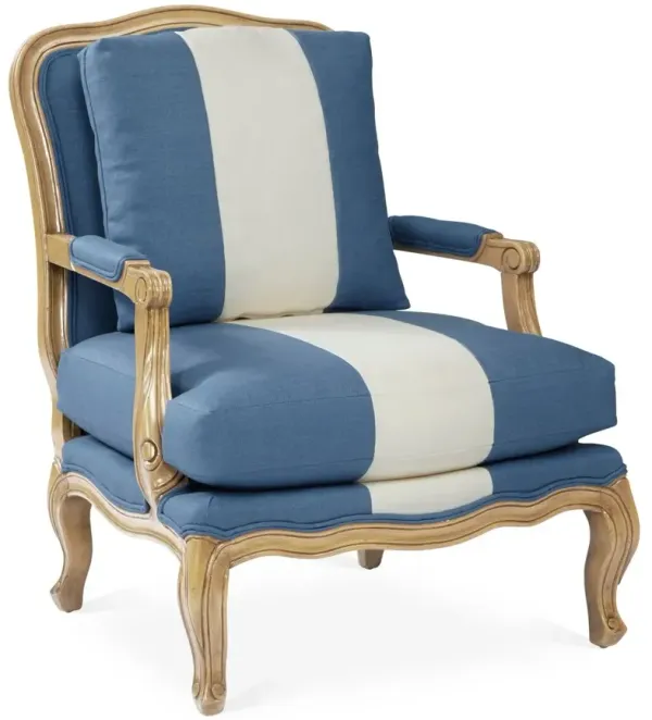 Augusta Bergère, Chambray/White Linen