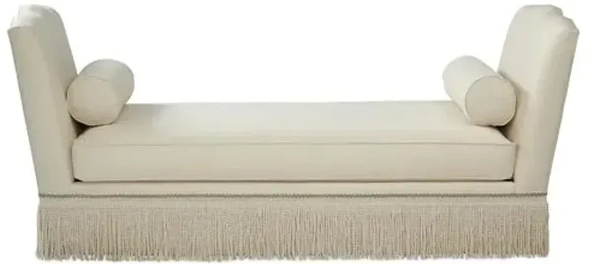 Cheshire Daybed - Cream Linen - Beige - Comfortable, Sturdy