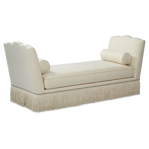 Cheshire Daybed - Cream Linen - Beige - Comfortable, Sturdy