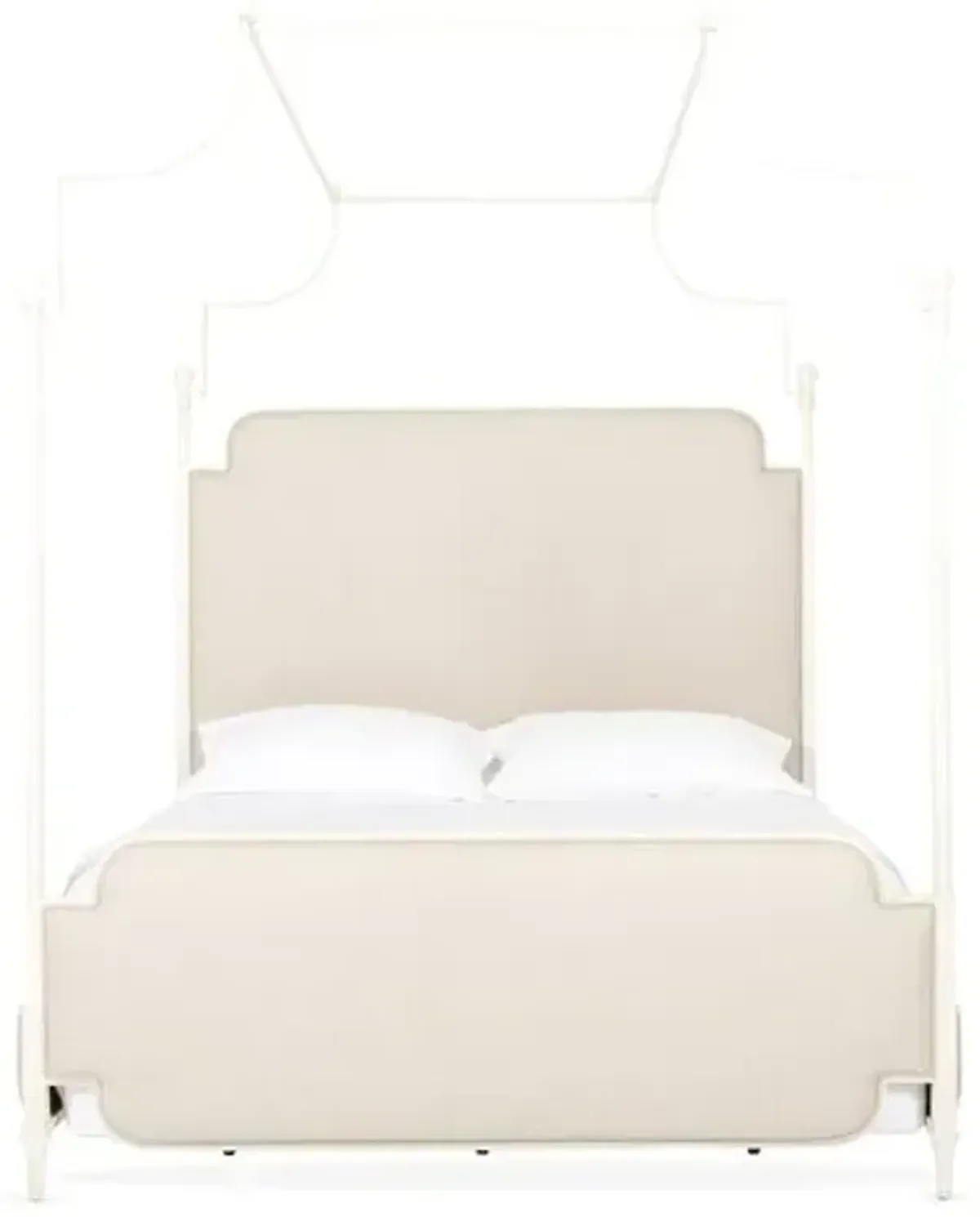 Loren Canopy Bed - Beige