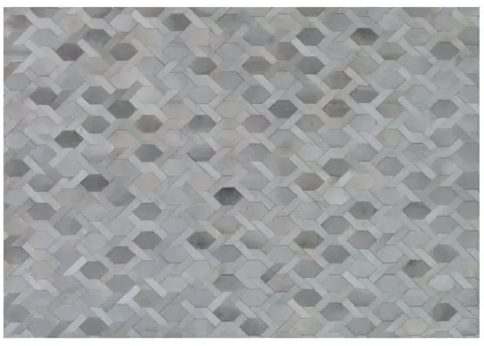 Ely Hide Rug - Gray/Silver - Exquisite Rugs - Gray