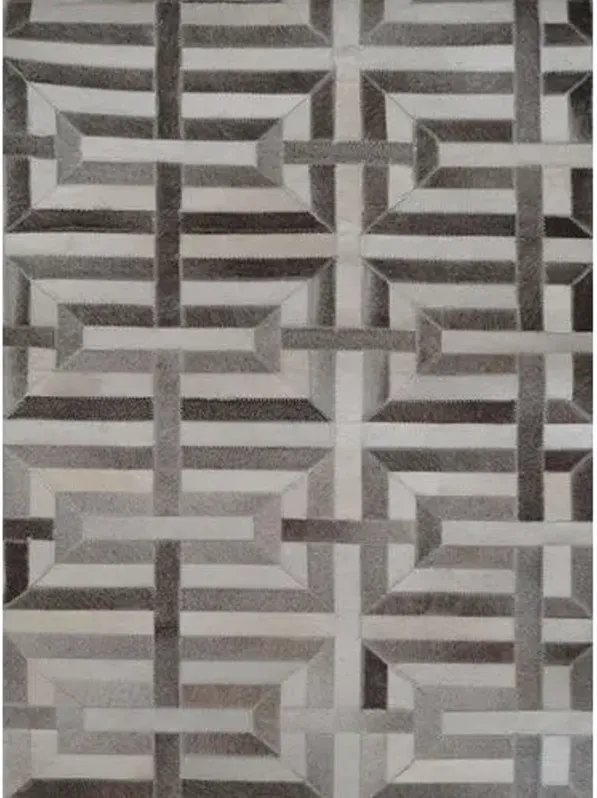 Winfield Hide Rug - Gray - Exquisite Rugs - Gray