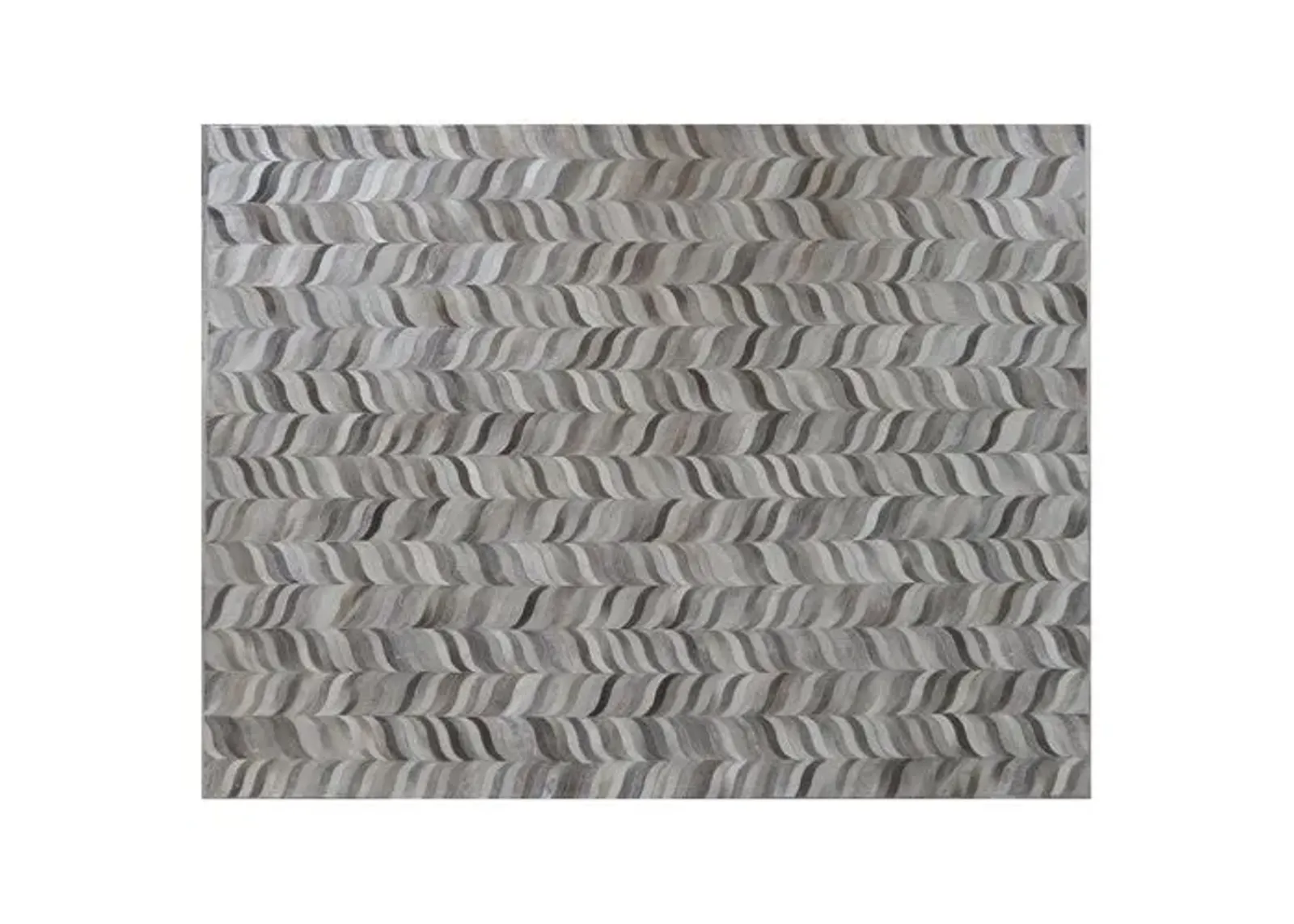 Forman Hide Rug - Silver/Gray - Exquisite Rugs - Gray