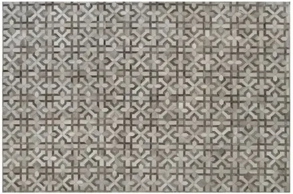 Frank Hide Rug - Gray - Exquisite Rugs - Gray