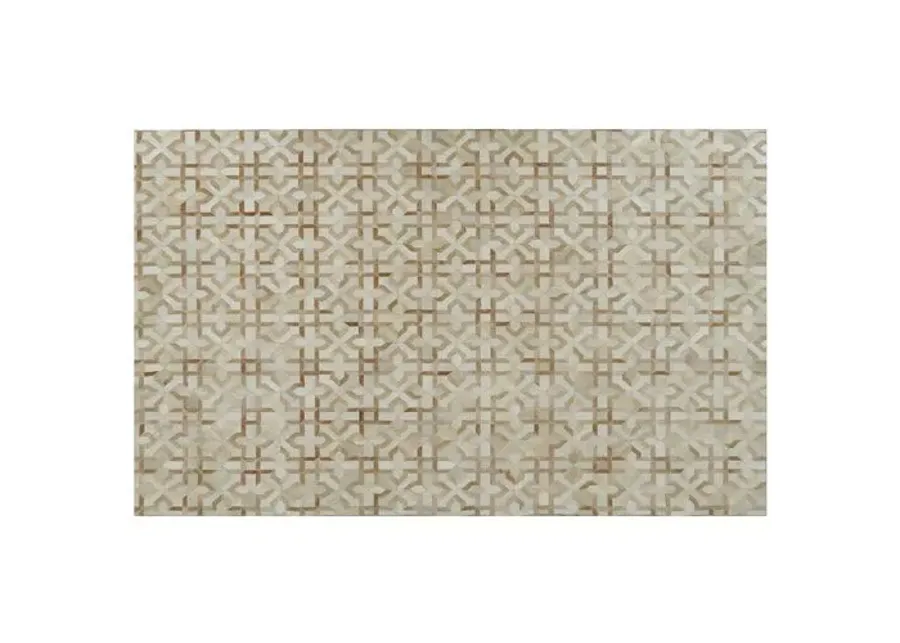 Frank Hide Rug - Ivory/Tan - Exquisite Rugs - Beige - Beige