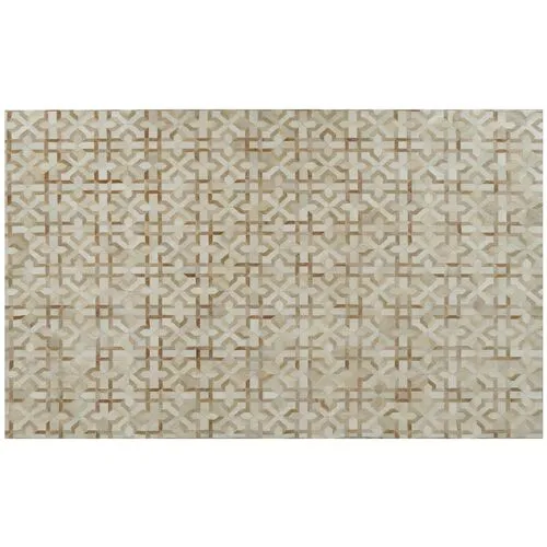 Frank Hide Rug - Ivory/Tan - Exquisite Rugs - Beige - Beige