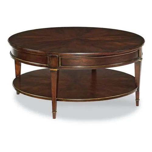 Luten Coffee Table - Mahogany - Brown