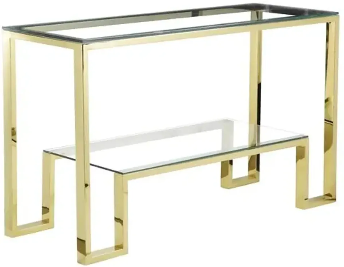 Laurence 53" Console - Gold