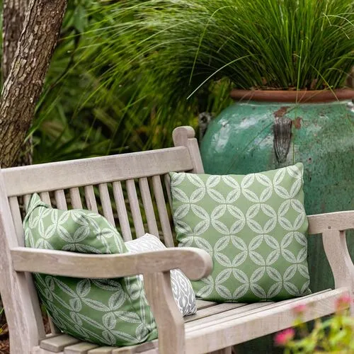 Tidepool Outdoor Pillow - Green