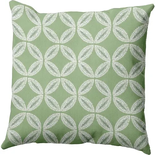 Tidepool Outdoor Pillow - Green