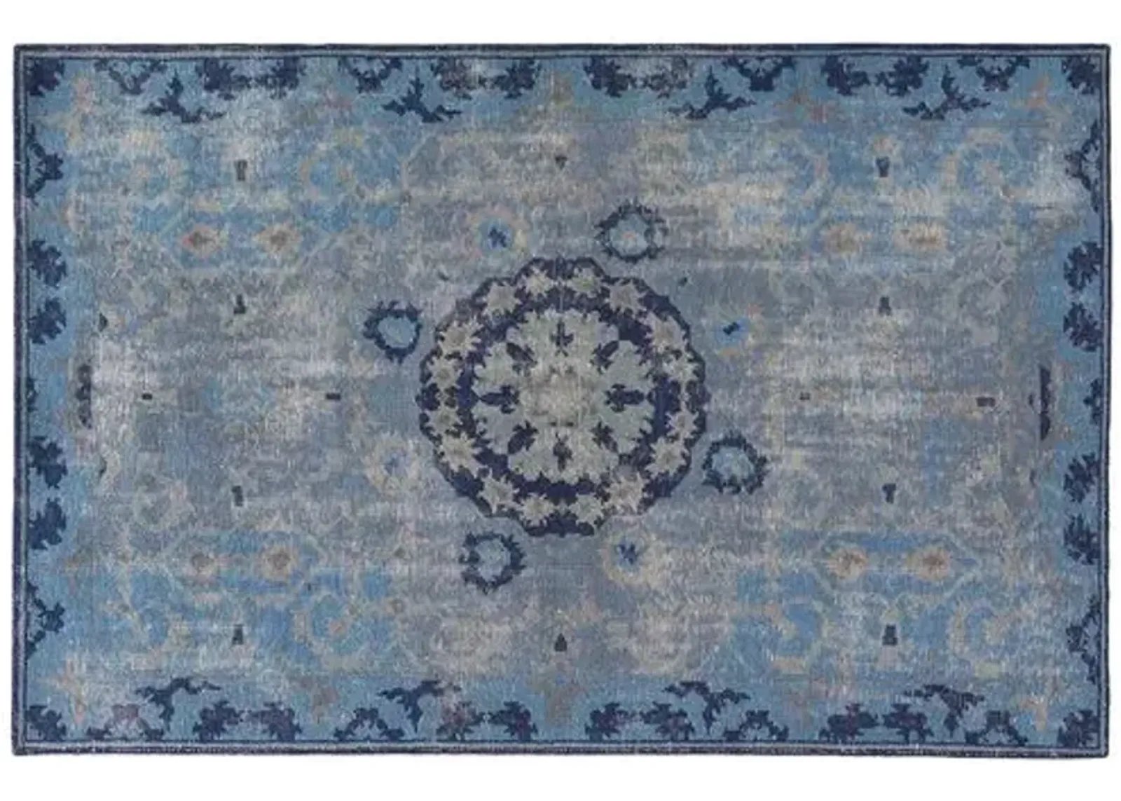 Banes Rug - Blue - Blue