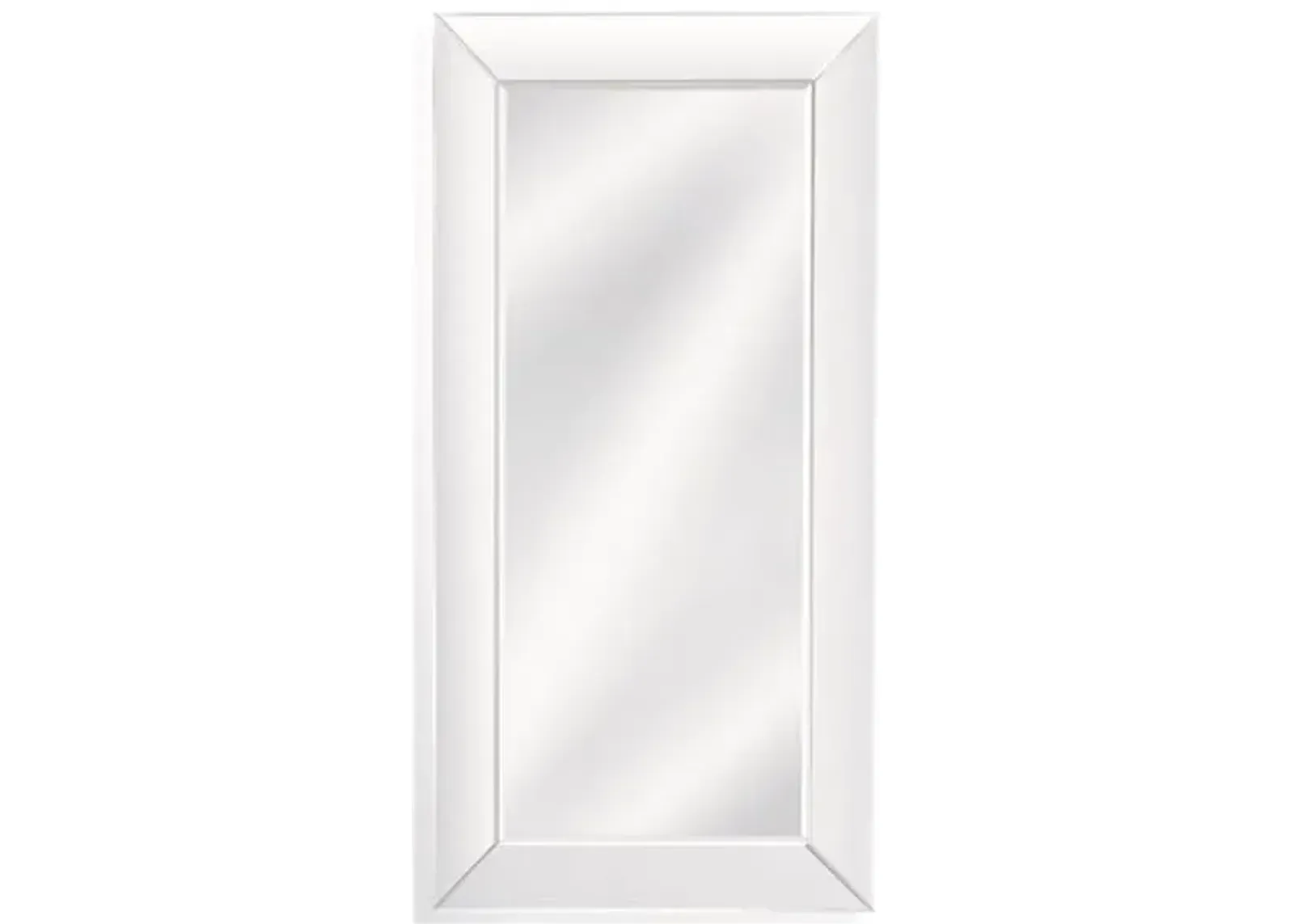 Whitman Floor Mirror - Mirrored - Silver