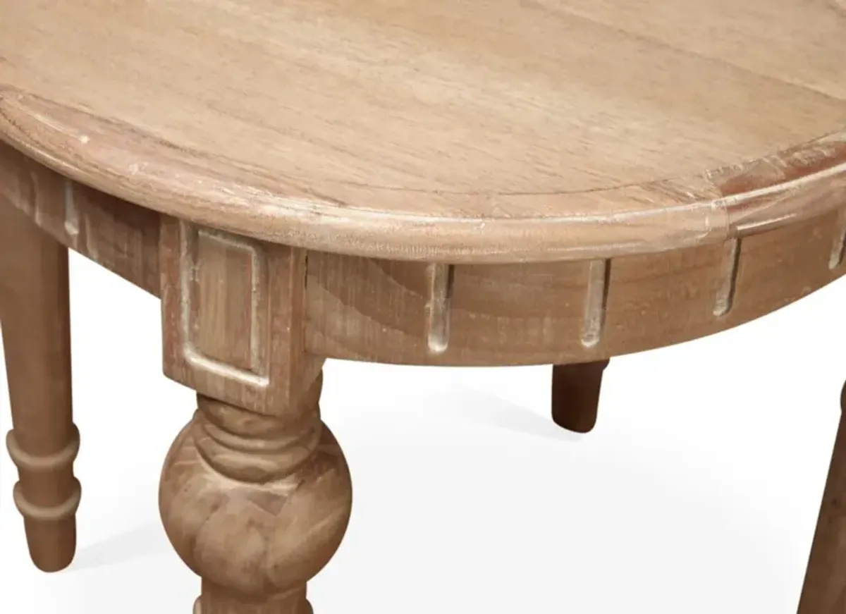 Mathis Round Side Table, Natural