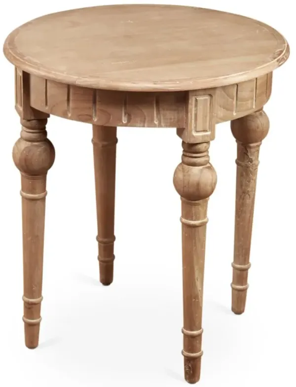Mathis Round Side Table, Natural