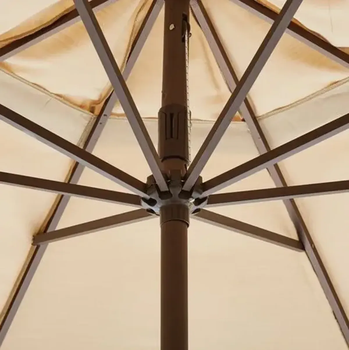 Nina Patio Umbrella - Tan - Beige