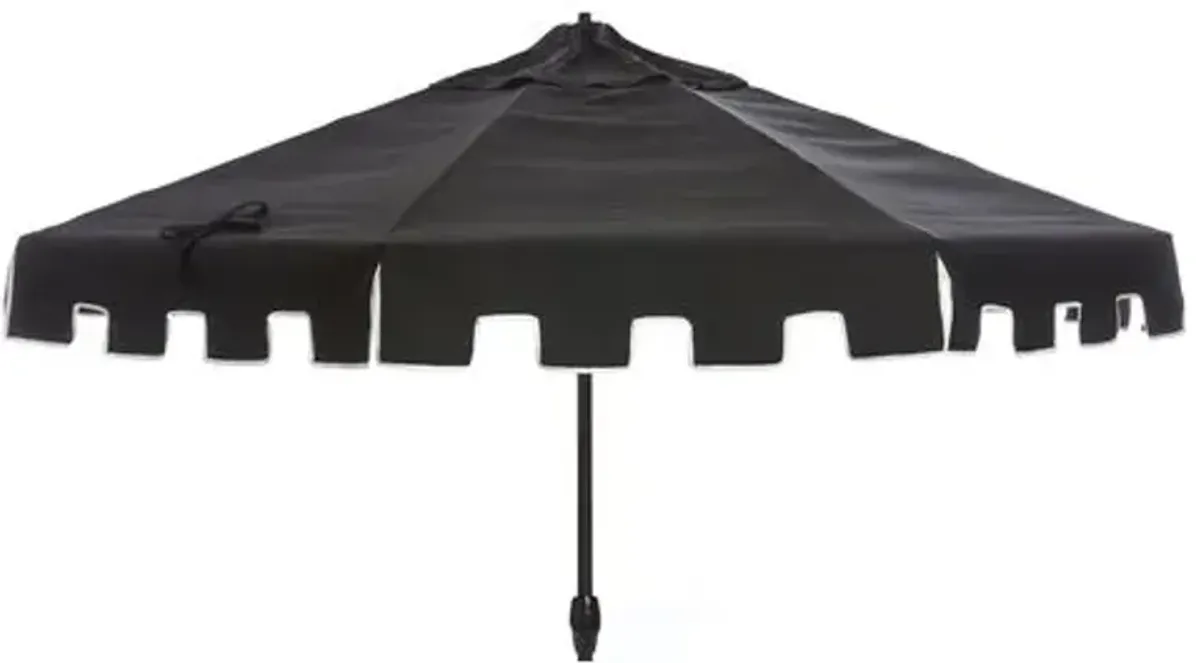 Nina Patio Umbrella - Sunbrella - Black
