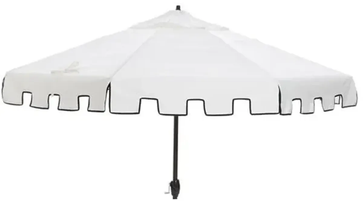 Nina Patio Umbrella - Sunbrella - White