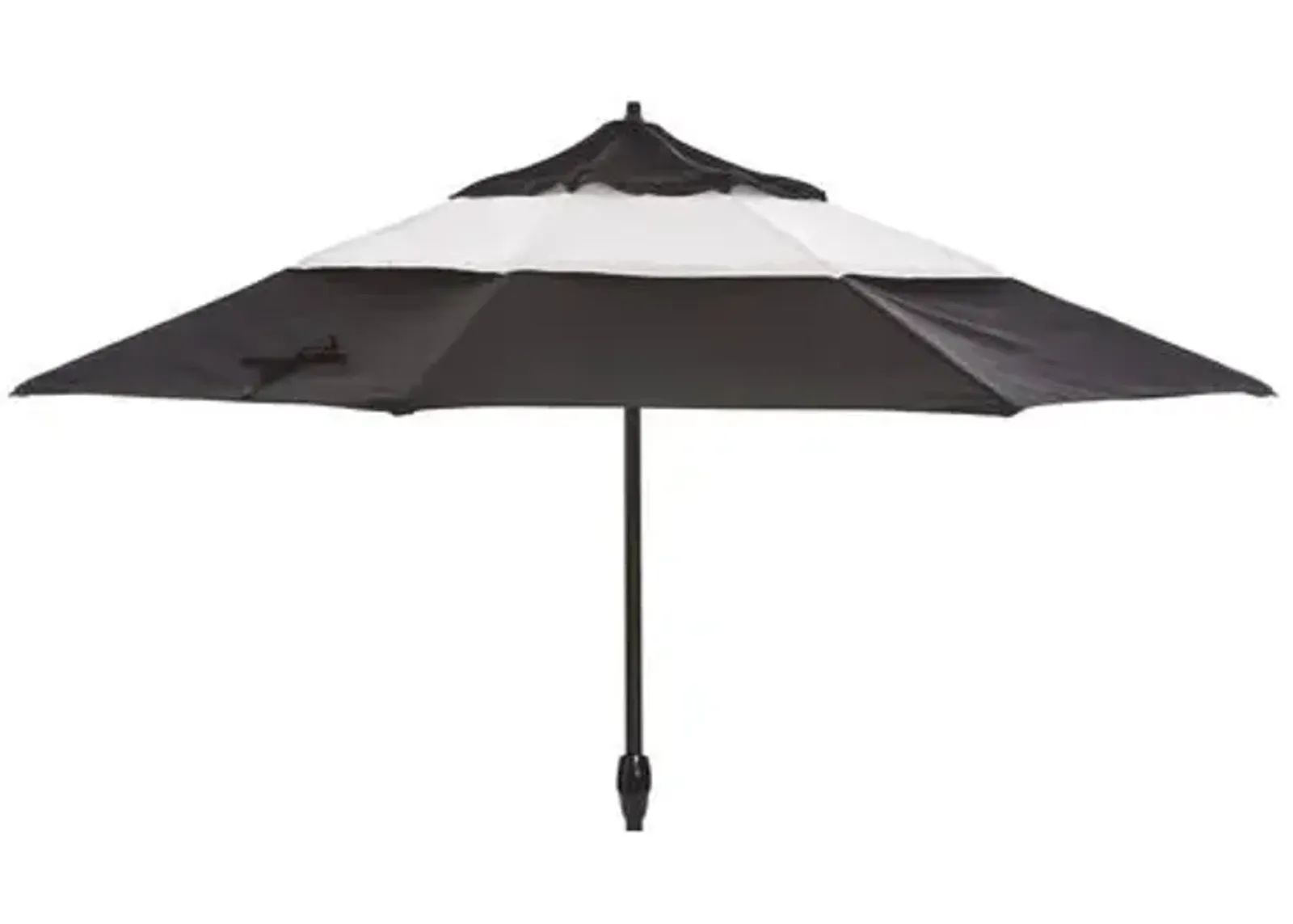 Meaghan Patio Umbrella - Black/White