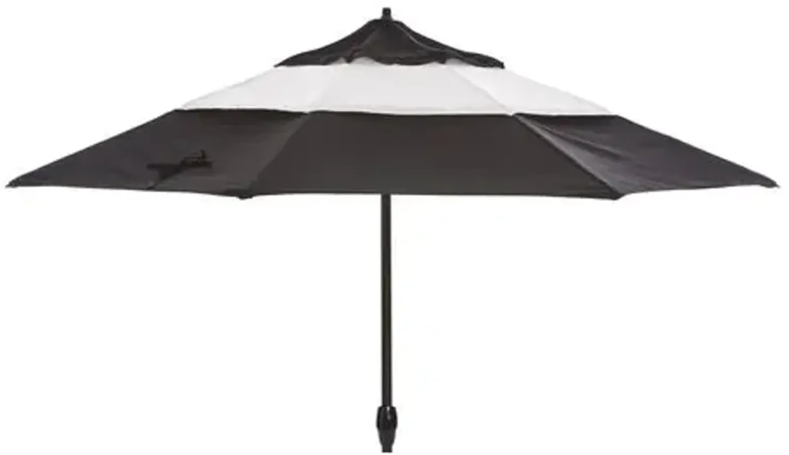 Meaghan Patio Umbrella - Black/White