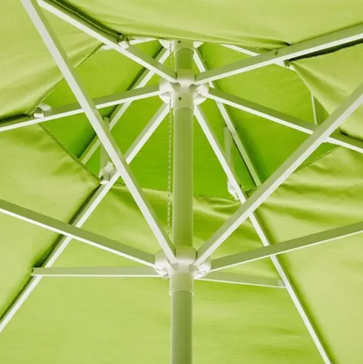 Daiana Two-Tier Patio Umbrella - Sunbrella - Green