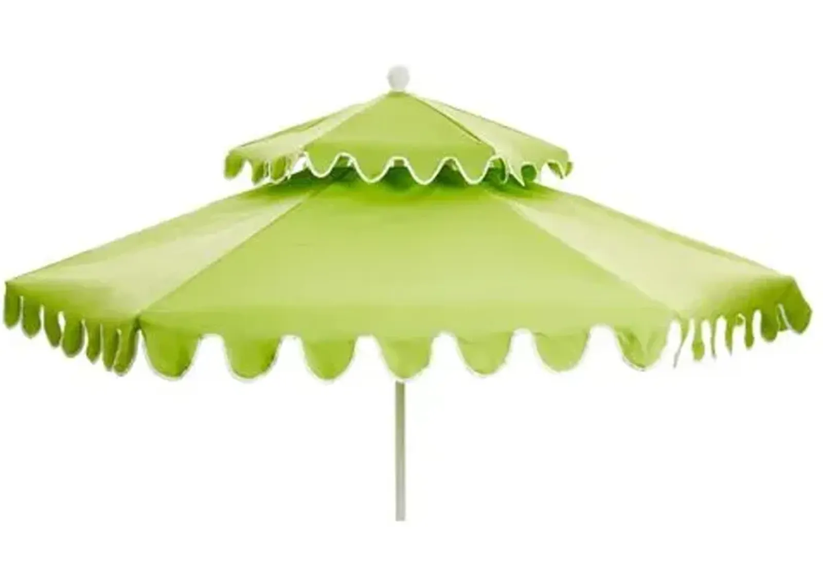 Daiana Two-Tier Patio Umbrella - Green