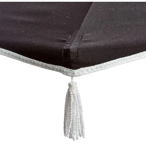 Rena Pagoda Tassel Patio Umbrella - Black