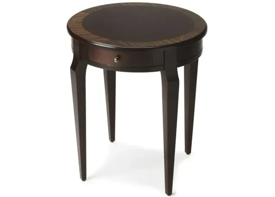 Edenton Side Table - Espresso - Brown