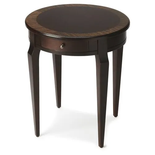 Edenton Side Table - Espresso - Brown