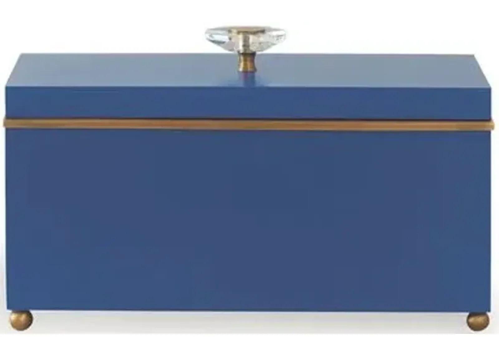 15" Naples Box - Blue/Brass - Port 68