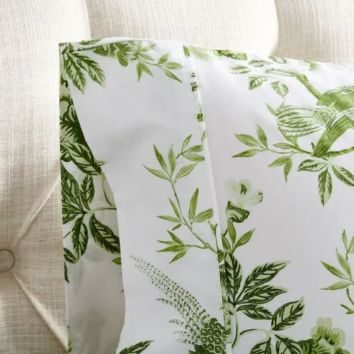 Josephine Sheet Set - Sage - Belle Epoque - Green, 300 Thread Count, Egyptian Cotton Sateen, Soft and Luxurious