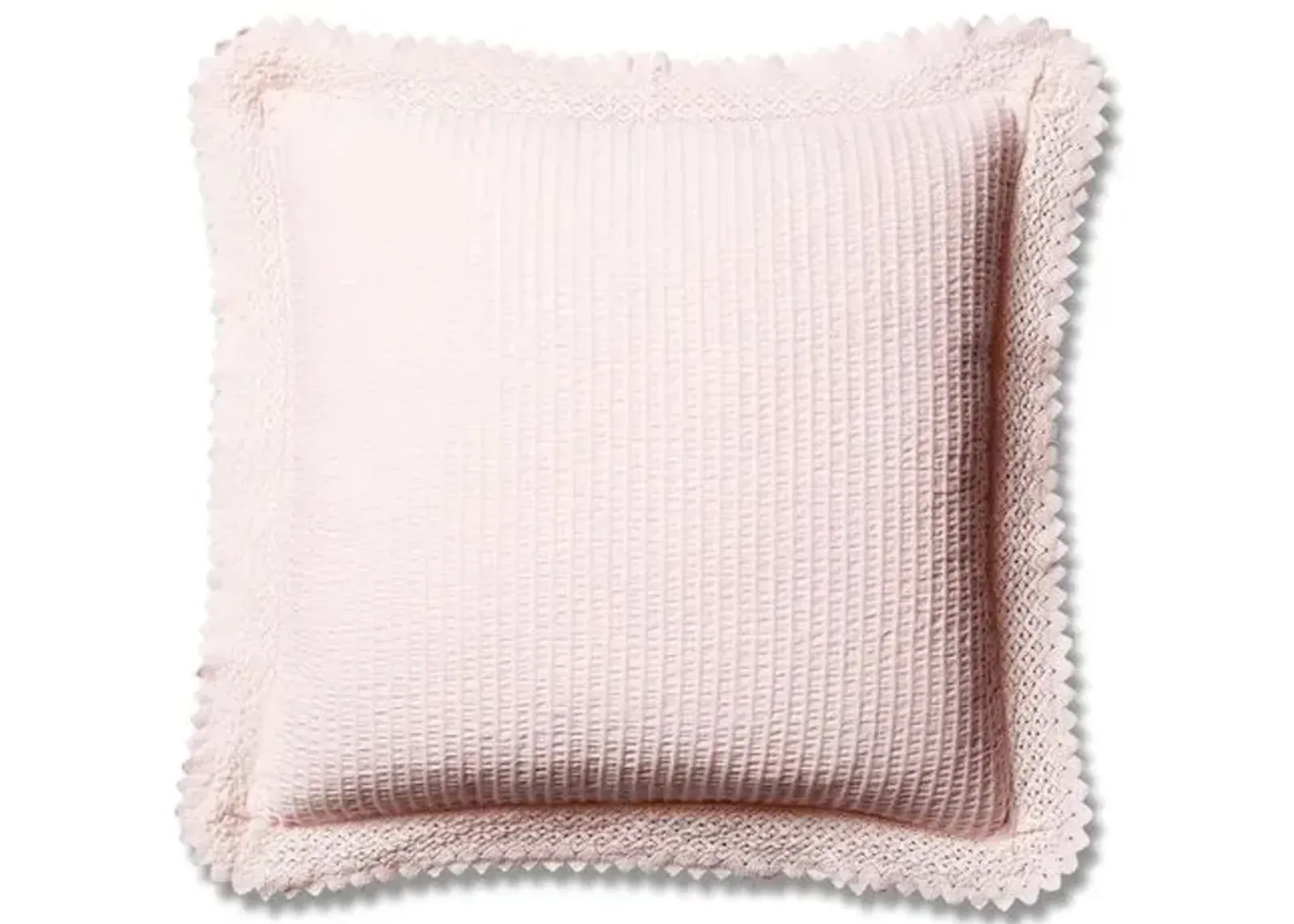 Shelly Romance Euro Sham - Pink - Belle Epoque