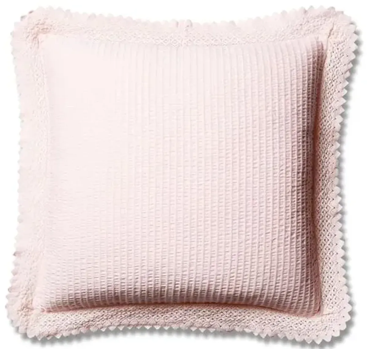 Shelly Romance Euro Sham - Pink - Belle Epoque