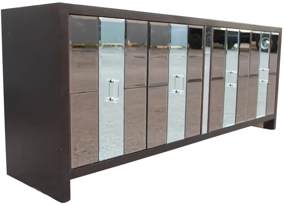 1970s Mirrored Sideboard - Something Vintage - Gray