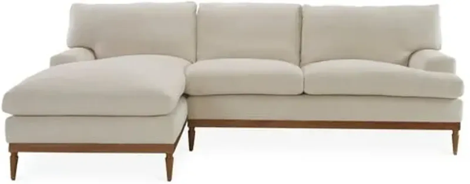 Sutton Linen LF Sectional - Beige