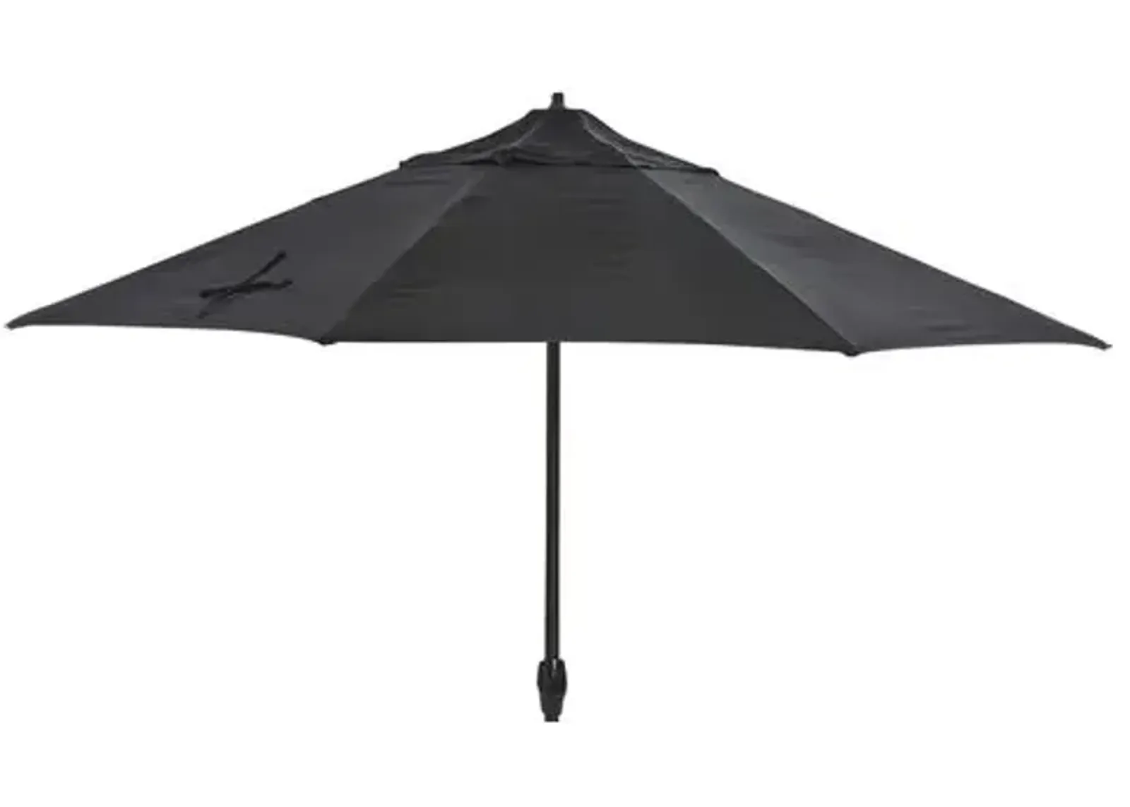 Veda Patio Umbrella - Black Sunbrella