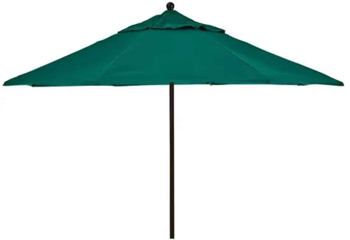 Veda Patio Umbrella - Green Sunbrella