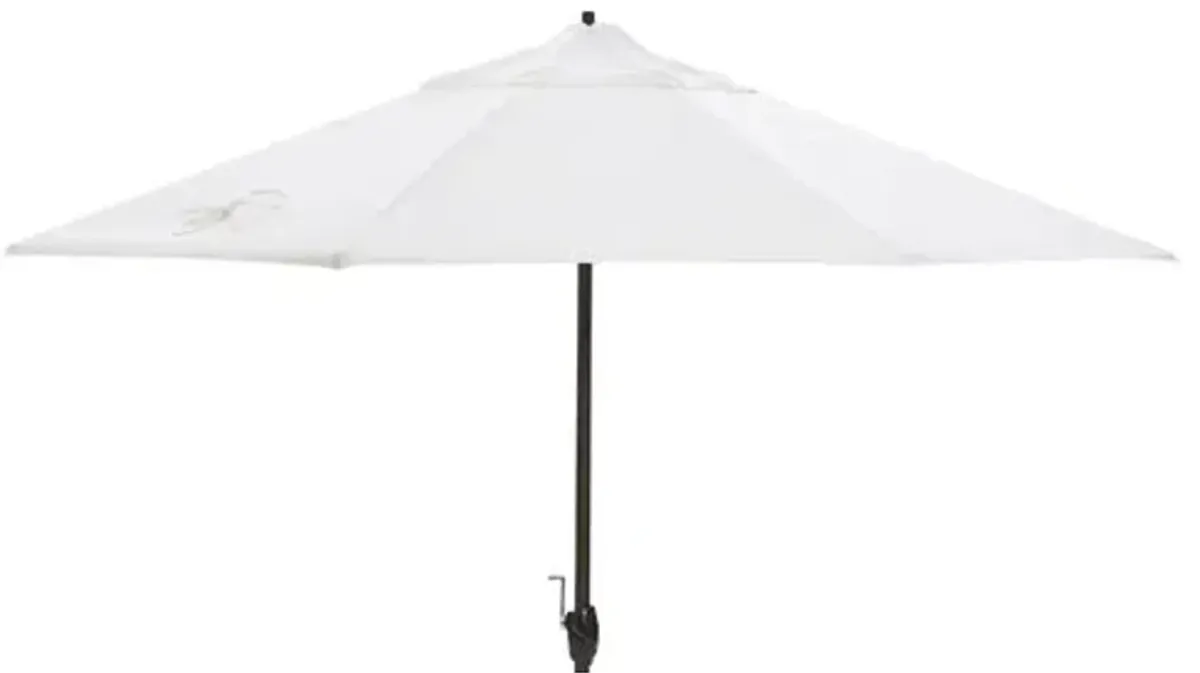 Veda Patio Umbrella - White Sunbrella