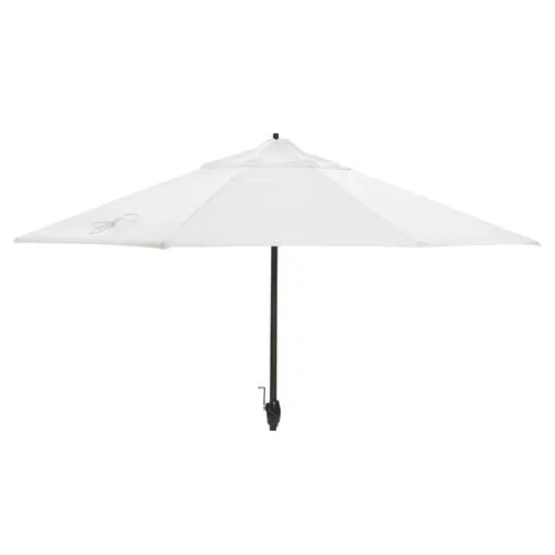 Veda Patio Umbrella - White Sunbrella