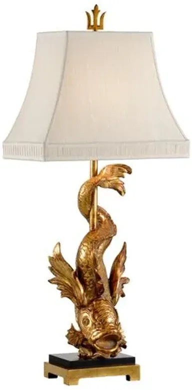 Imperial Dragon Table Lamp - Gold - Wildwood