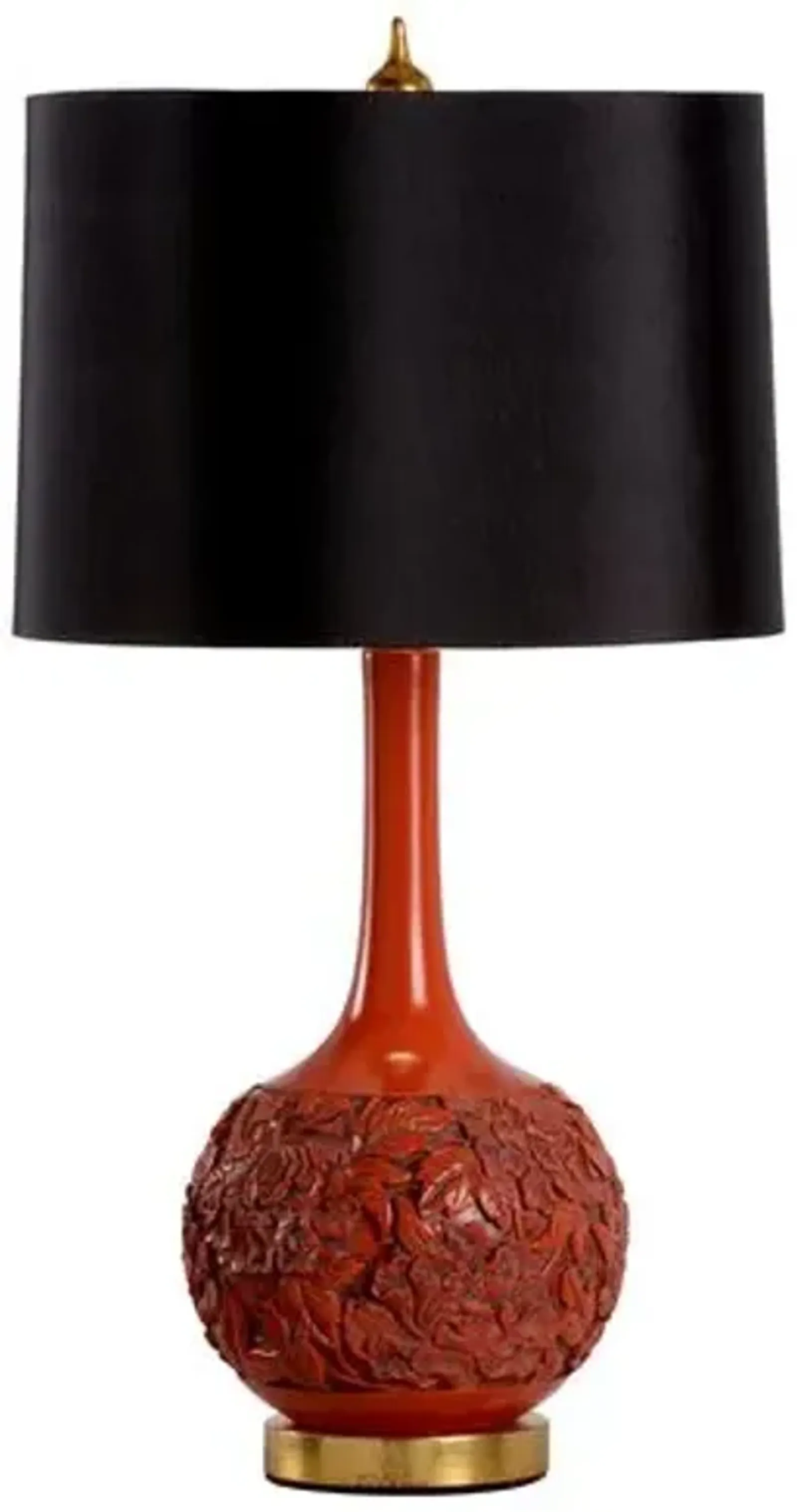 Edith Table Lamp - Chinese Red/Gold - Wildwood