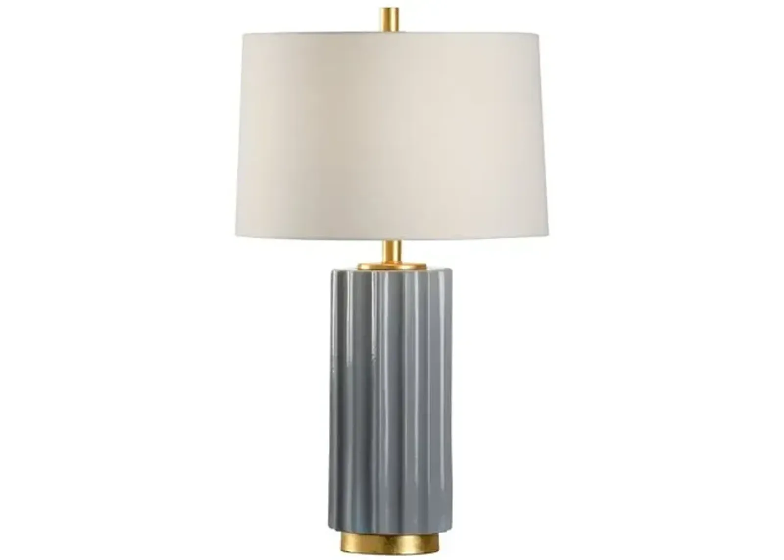 Mythos Table Lamp - Slate Glaze/Gold - Wildwood