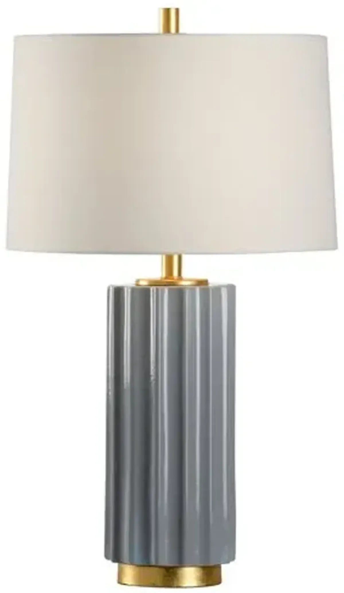 Mythos Table Lamp - Slate Glaze/Gold - Wildwood