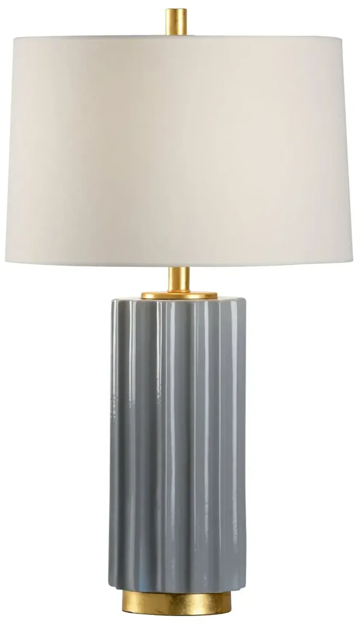 Mythos Table Lamp - Slate Glaze/Gold - Wildwood