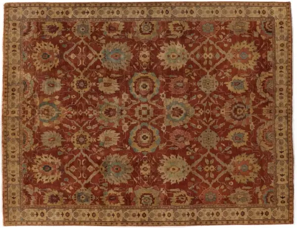 Crestview Rug - Beige - Exquisite Rugs - Red - Red