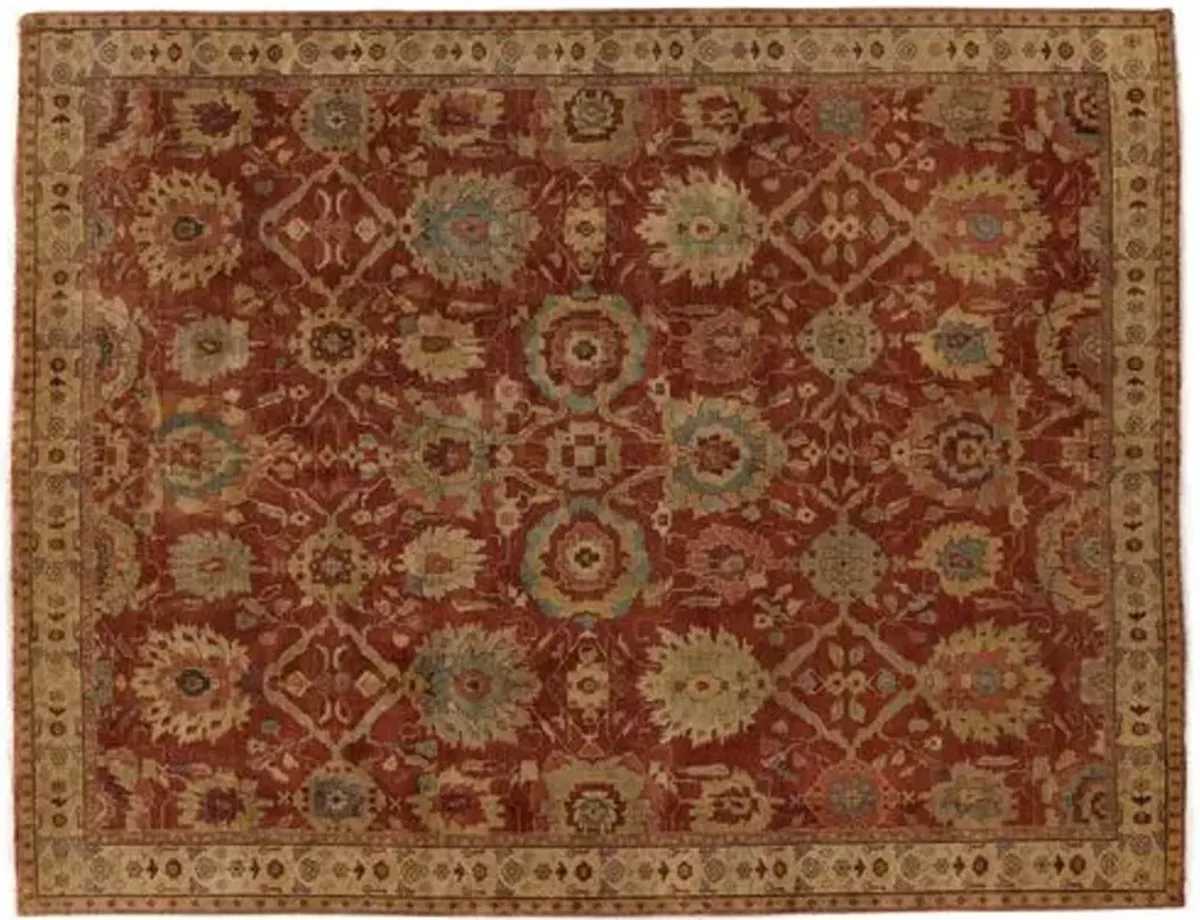 Crestview Rug - Beige - Exquisite Rugs - Red - Red