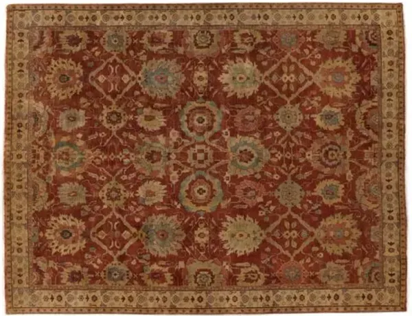 Crestview Rug - Beige - Exquisite Rugs - Red - Red