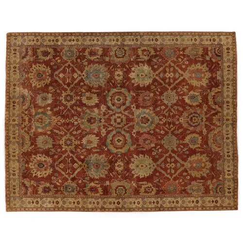 Crestview Rug - Beige - Exquisite Rugs - Red - Red